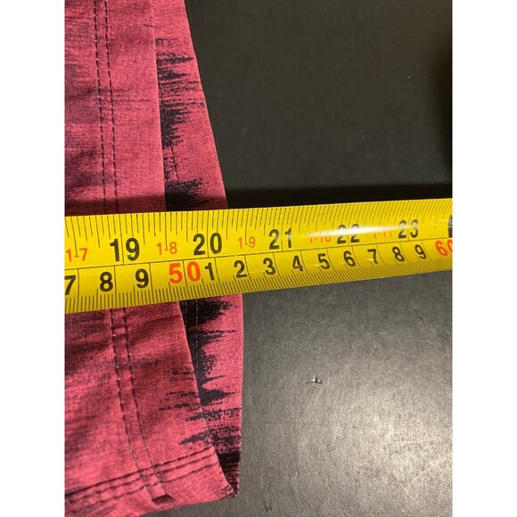 Hurley Board Shorts Mens 32 9" Pink Wave AOP Swim Trunks Beach - Picture 5 of 6